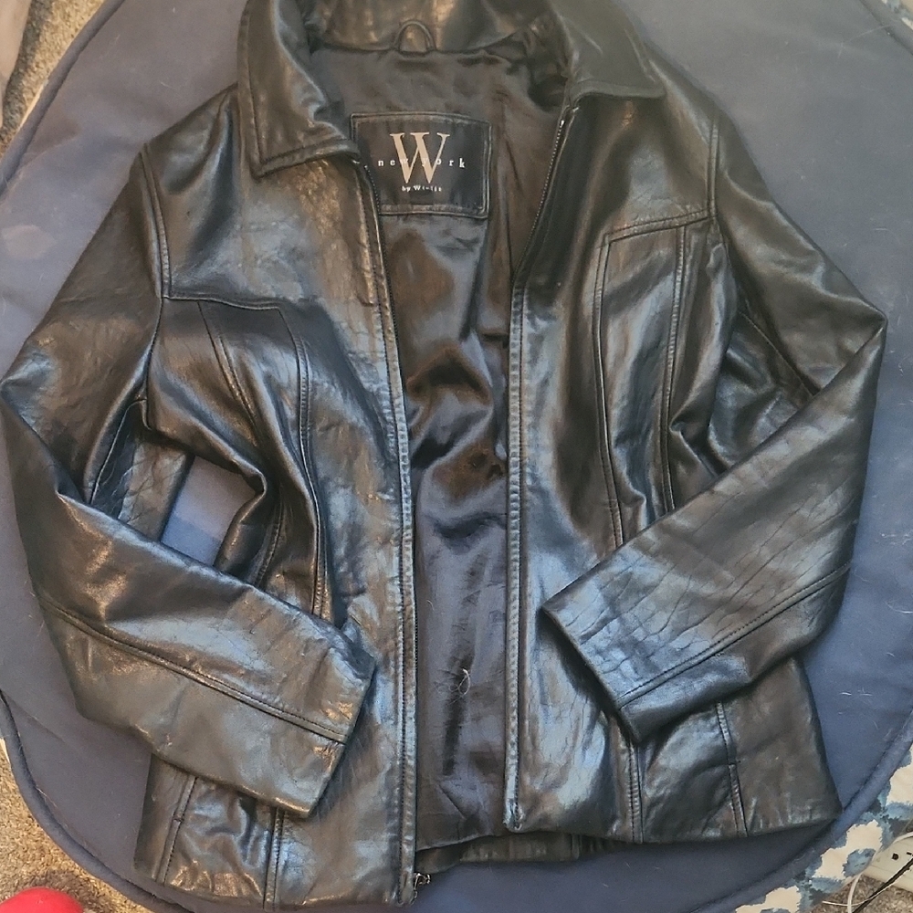 Vintage Authentic Leather Jacket Winlet New York L